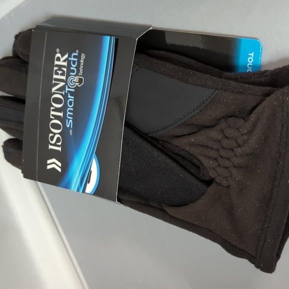 BNWT Isotoner Signature Smartouch Woman's  Touchscreen Compatible Medium - Picture 3 of 7